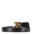 Celine Triomphe belt Black