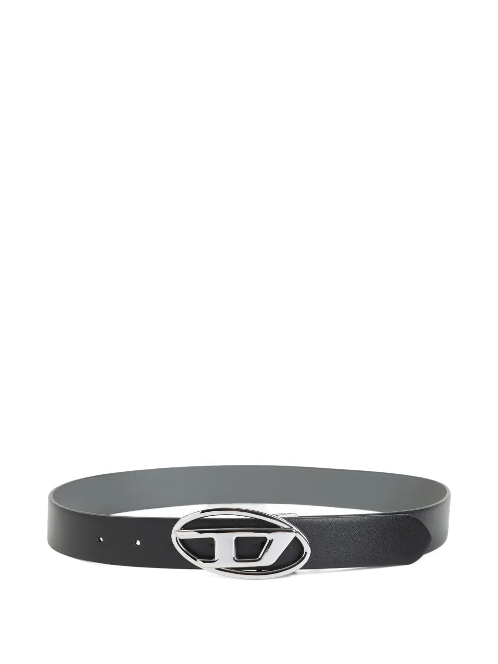 Diesel logo-plaque leather belt