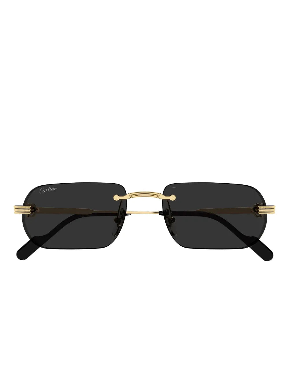 Cartier Eyewear round-frame rimless sunglasses