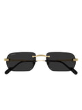 Cartier Eyewear round-frame rimless sunglasses