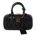 Miu Miu Bag | Arcadie matelassé nappa leather-bag "Black"