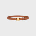 Celine Triomphe belt Brown GOLD
