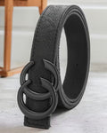 Gucci belt  black embossed