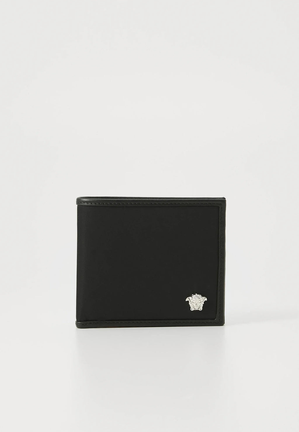 Versace All Black Wallet Belt
