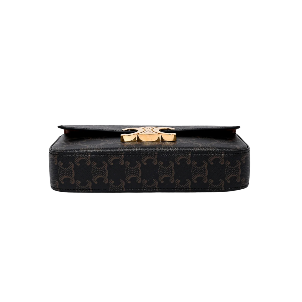 Celine Bag | Cuir Triomphe Chain Shoulder Tan Brown
