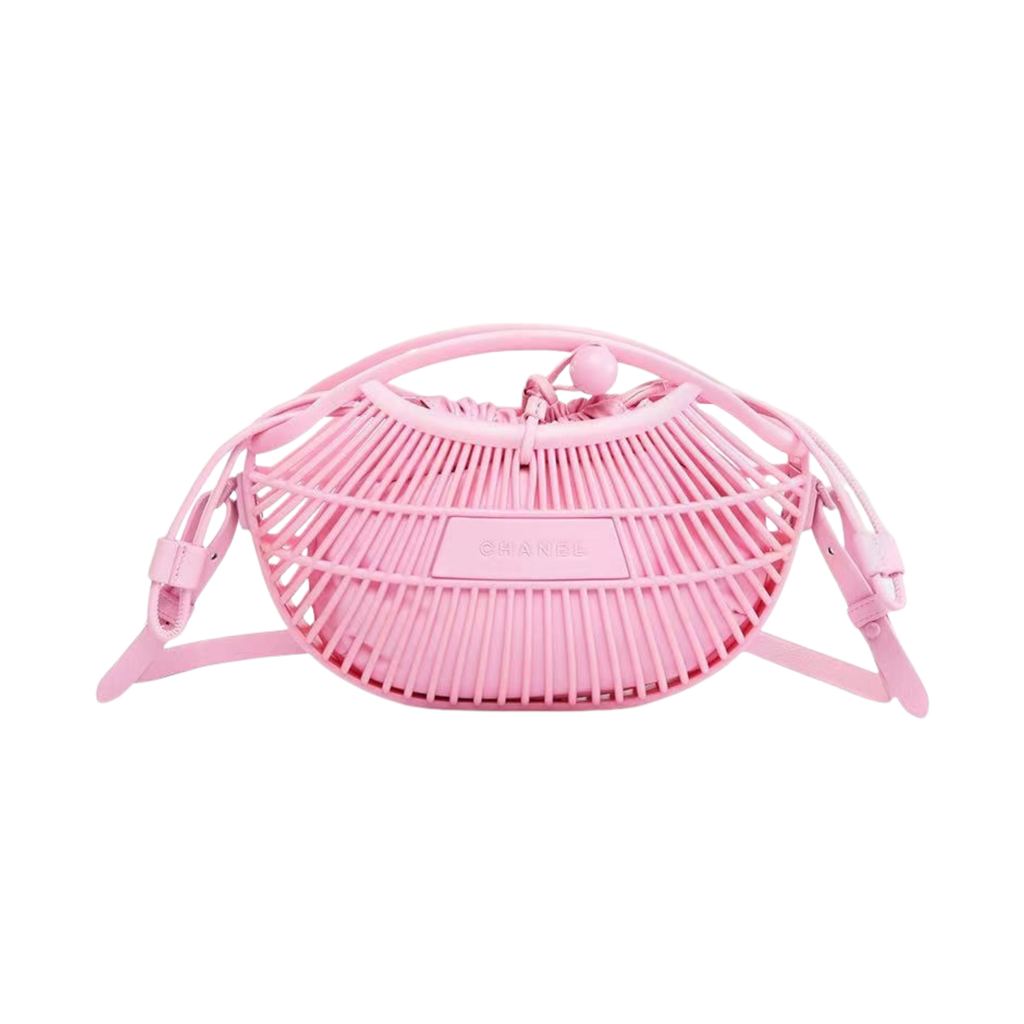 Chanel Bag | Mini Calypso Fan Curved Handle Pink