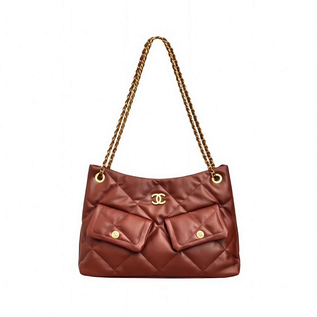 Chanel Bag | 25 Small Hobo Bag Suede Burgundy