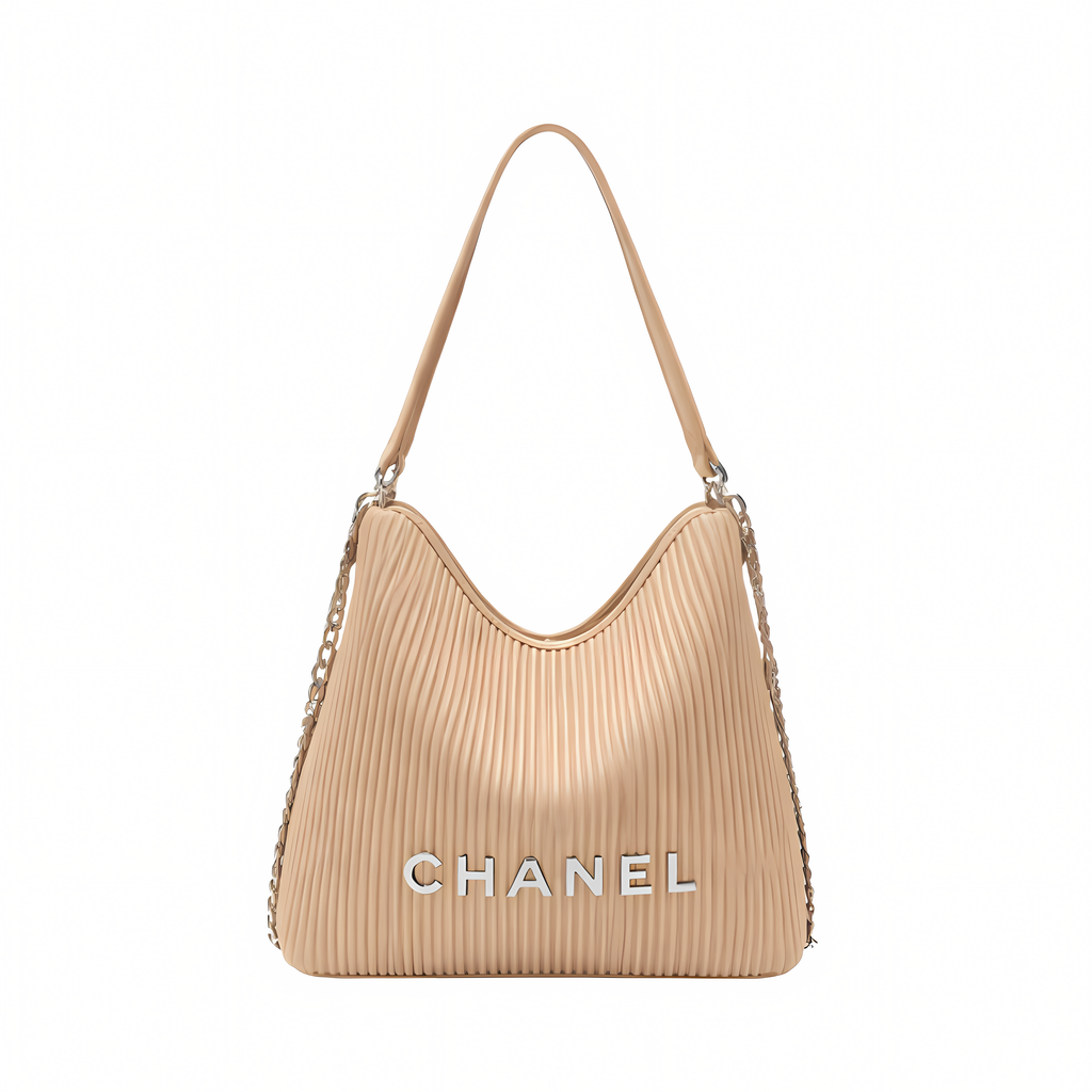 Chanel Bag | Maxi Hobo Peach Lambskin