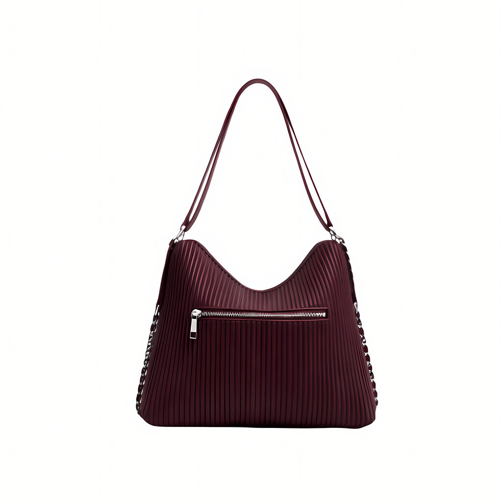 Chanel Bag | Maxi Hobo Purple Shiny Lambskin