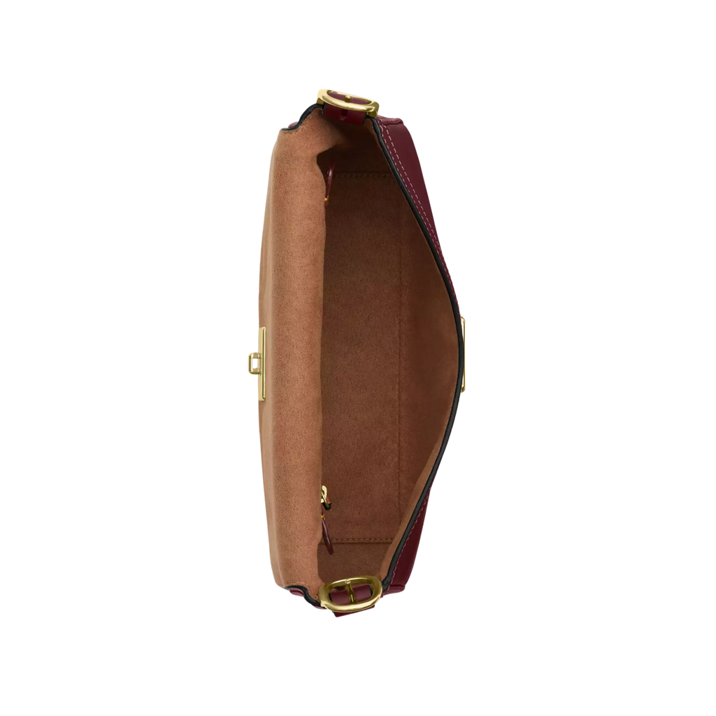 Coach Bag | Etta Small Flap Red Leather