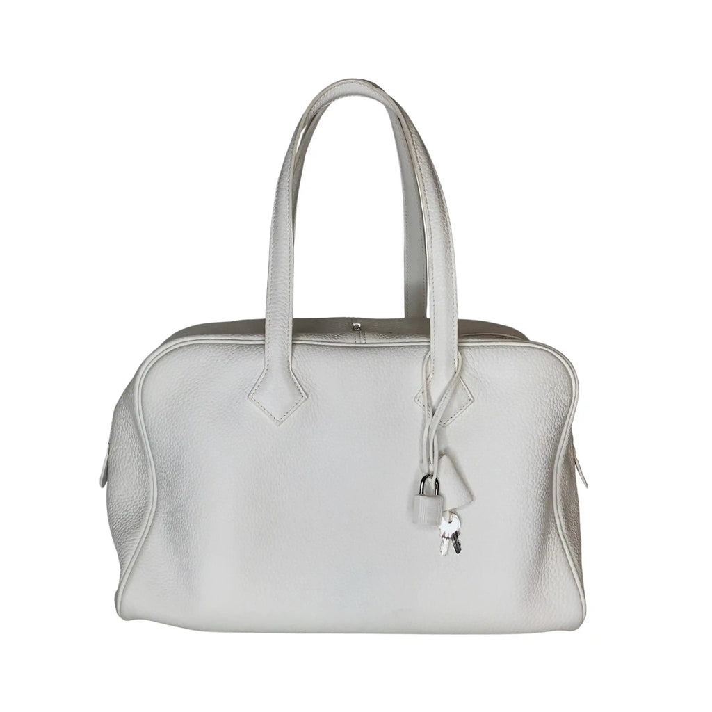 Hermès Bag | Victoria II 35 Fourre Tout White