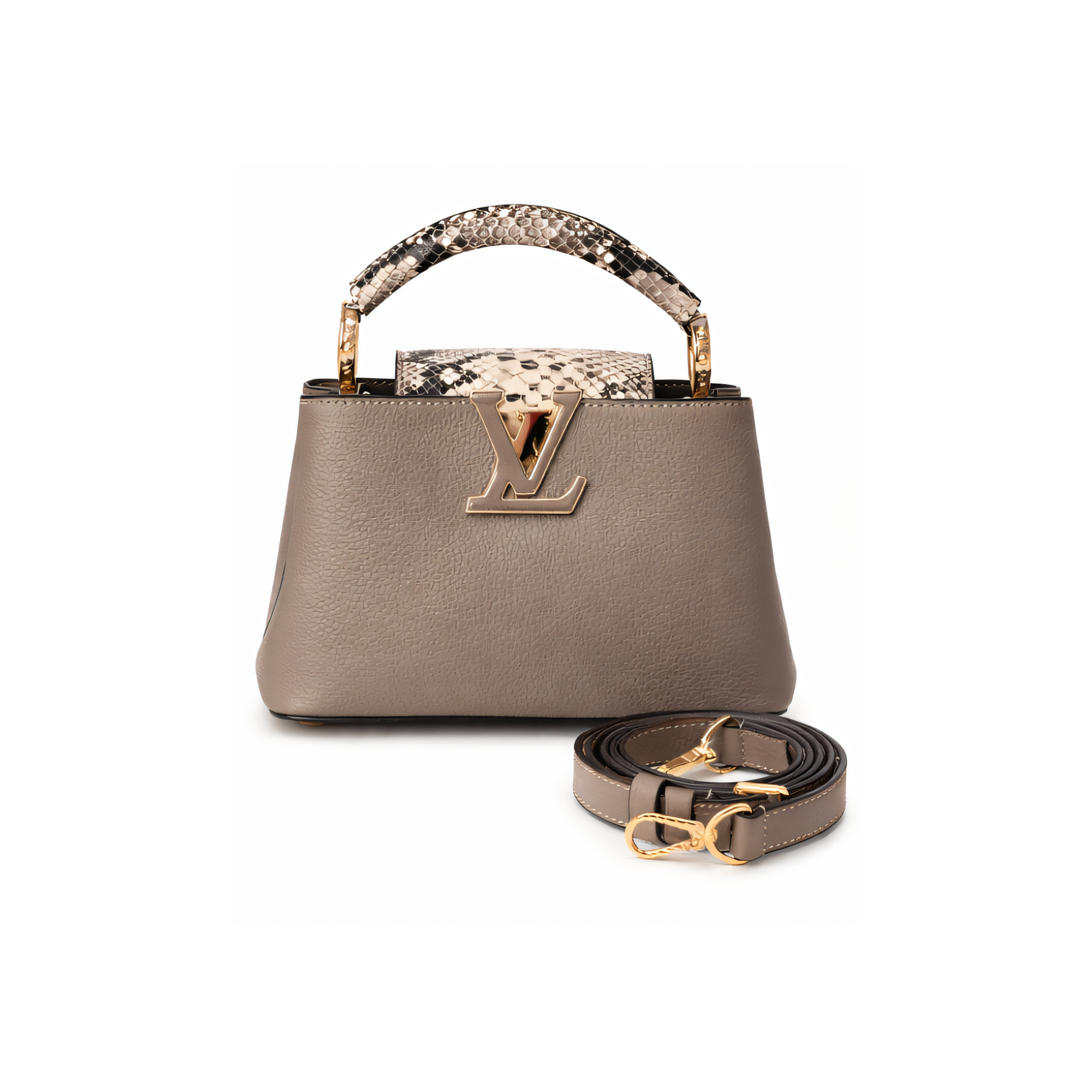 Louis Vuitton Bag | Capucines Gray Python