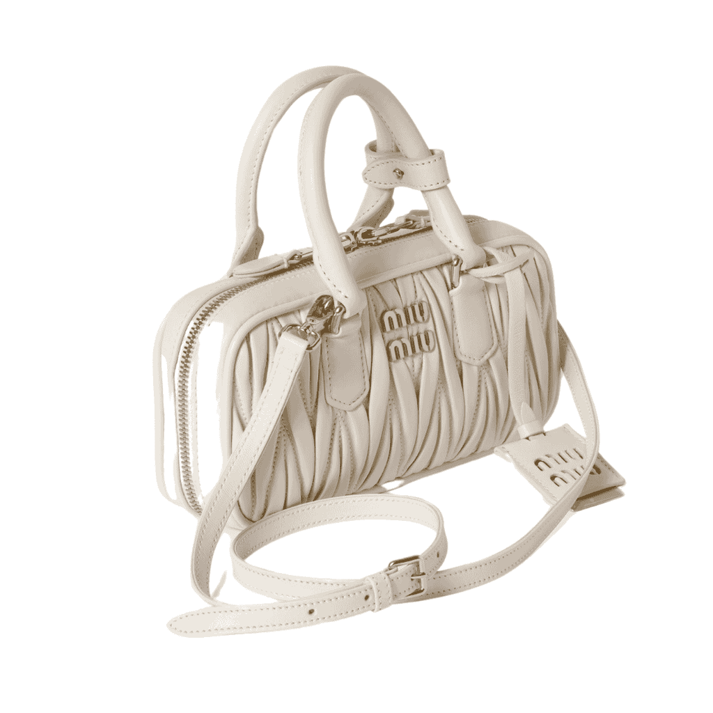 Miu Miu Bag | Arcadie matelassé nappa leather mini-bag "White"