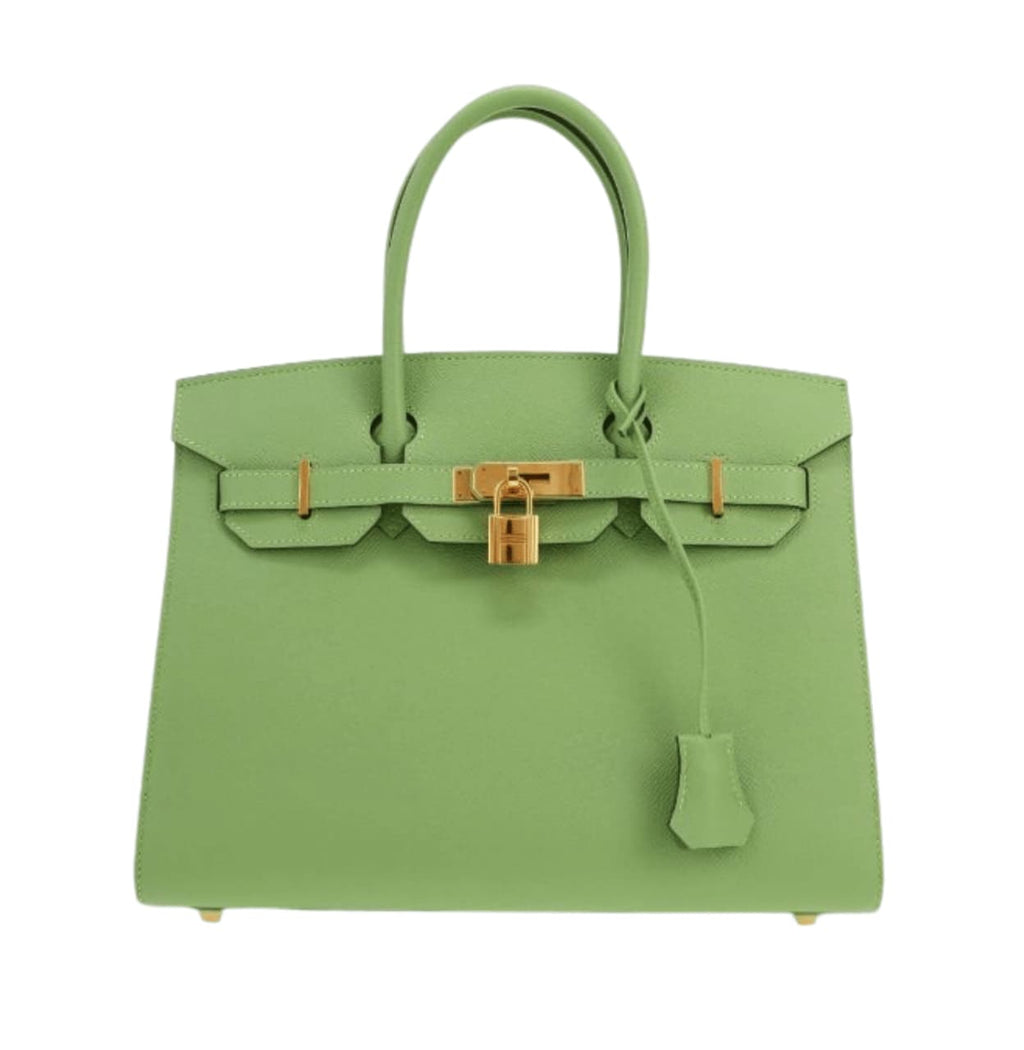Hermès Bag | Birkin 30 Bag In Vert Criquet Epsom Leather With Gold Hardware