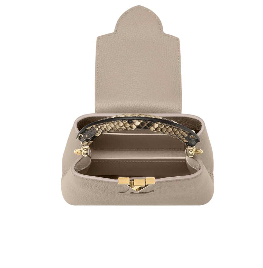 Louis Vuitton Bag | Capucines BB Galet Grey Taurillon Leather