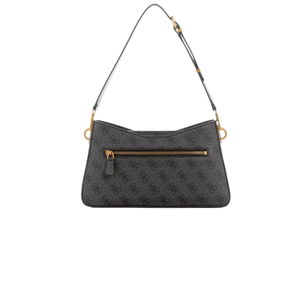 Guess | Coal Logo Printed Ginevra Logo Elite Shoulder Bag