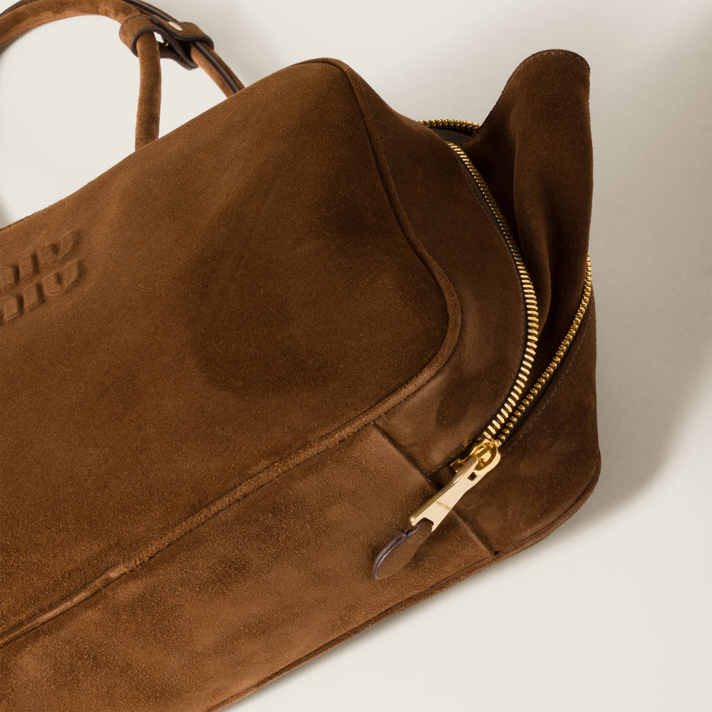 Miu Miu Bag | Suede Beau bag Cocoa Brown