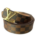 LV Initiales Brown Gold