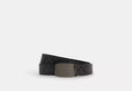 Boxed Plaque And Harness Buckle Cut-To-Size Reversible Belt