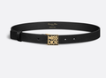 Christian Dior Miss Dior leather belt Black