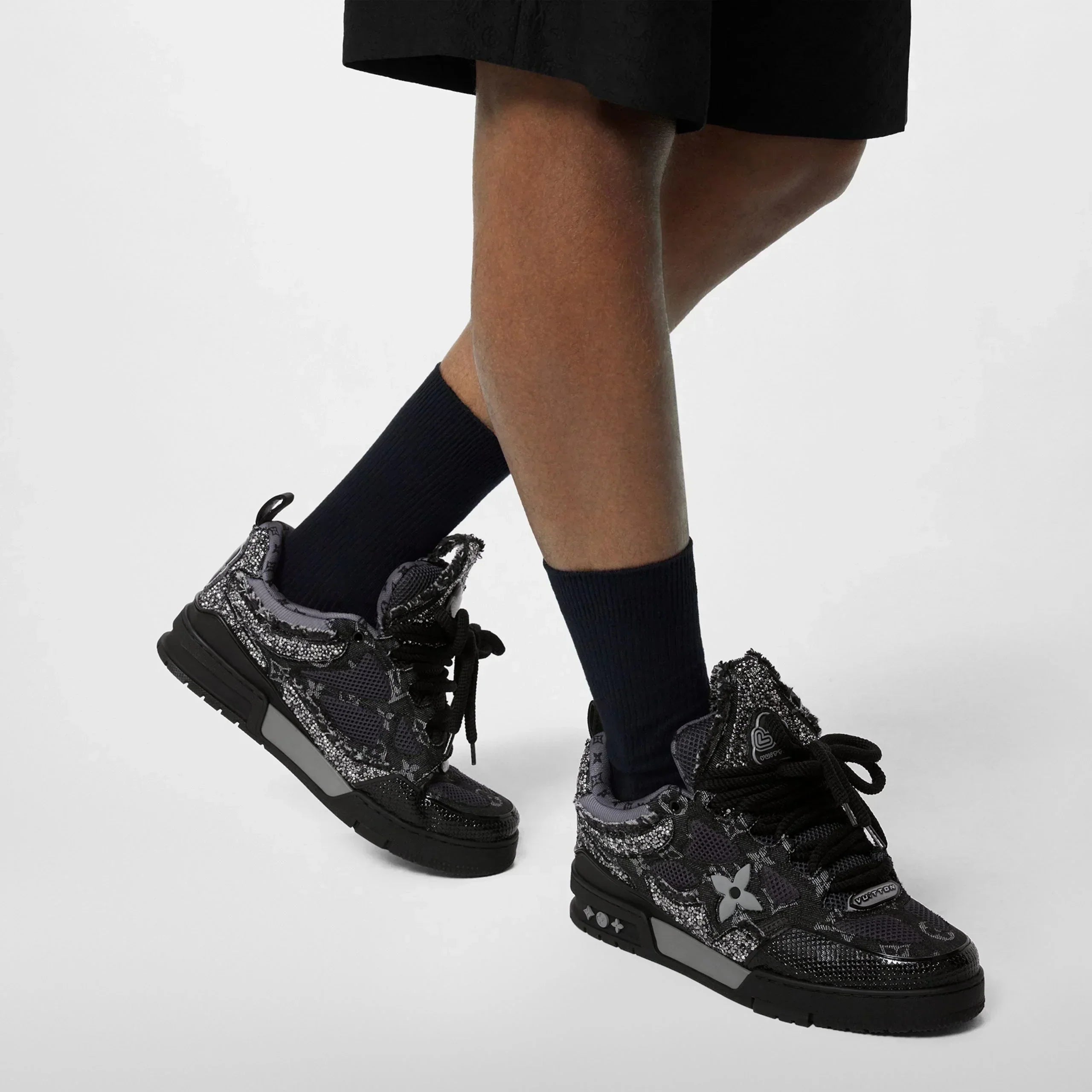 Louis Vuitton Skate Crystal – Black Edition