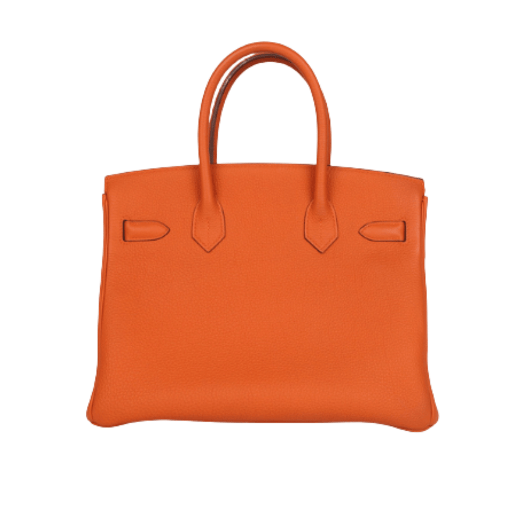 Hermès Bag | Birkin 30 Bag In Orange Togo Leather With Gold-tone Hardware.
