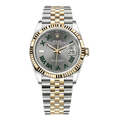 Rolex | Datejust Grey Green Roman Dial
